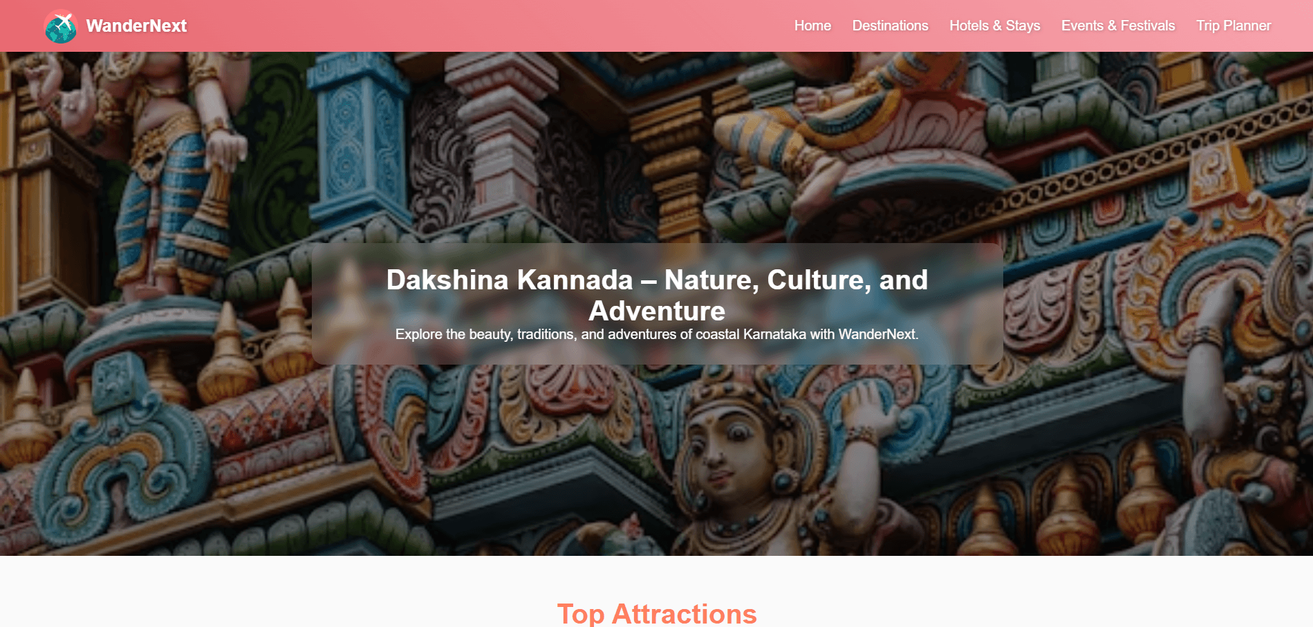 WanderNext – Travel Platform